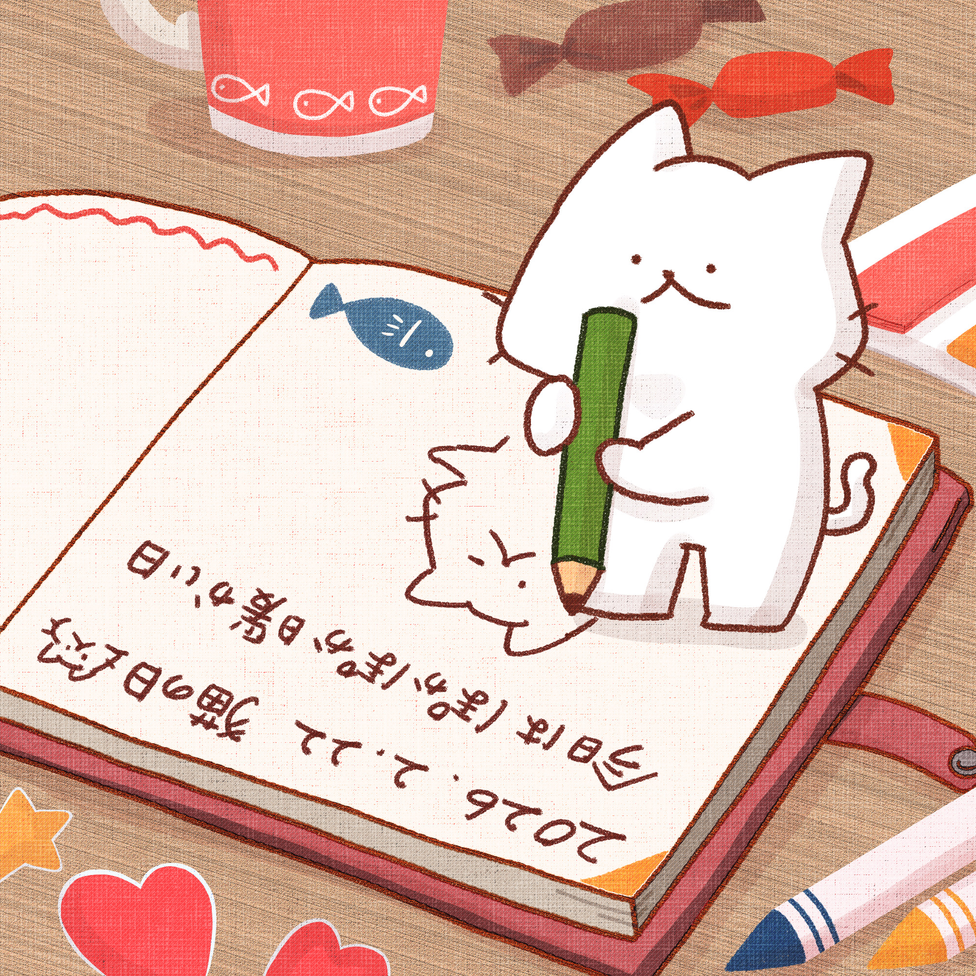 にゃんこーず交換日記のイメージ