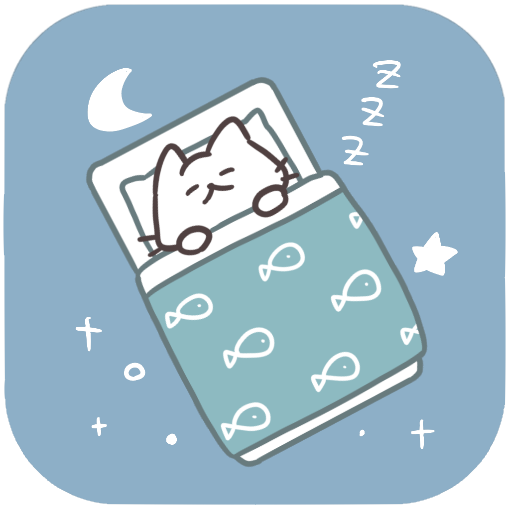 しろにゃんお布団突入ゲームのアプリアイコン
